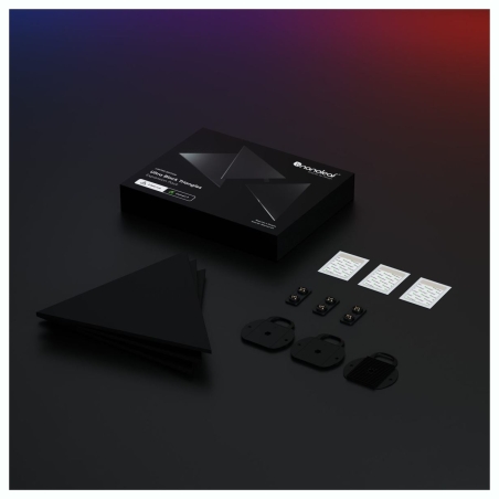 Nanoleaf | Shapes Black Triangles Expansion Pack (3 panels) | 42 W | WiFi