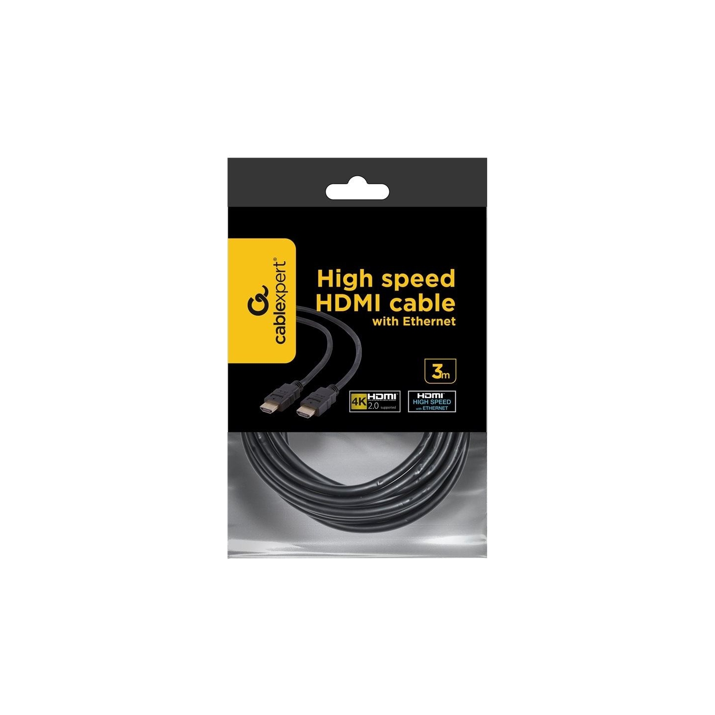 Cablexpert HDMI High speed male-male cable, 3.0 m, bulk package | Cablexpert