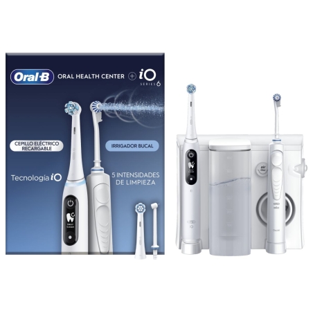 Oral-B Electric Toothbrush | iO6 & OxyJet | Rechargeable | For adults | Number of brush heads included 2 | Number of teeth brush