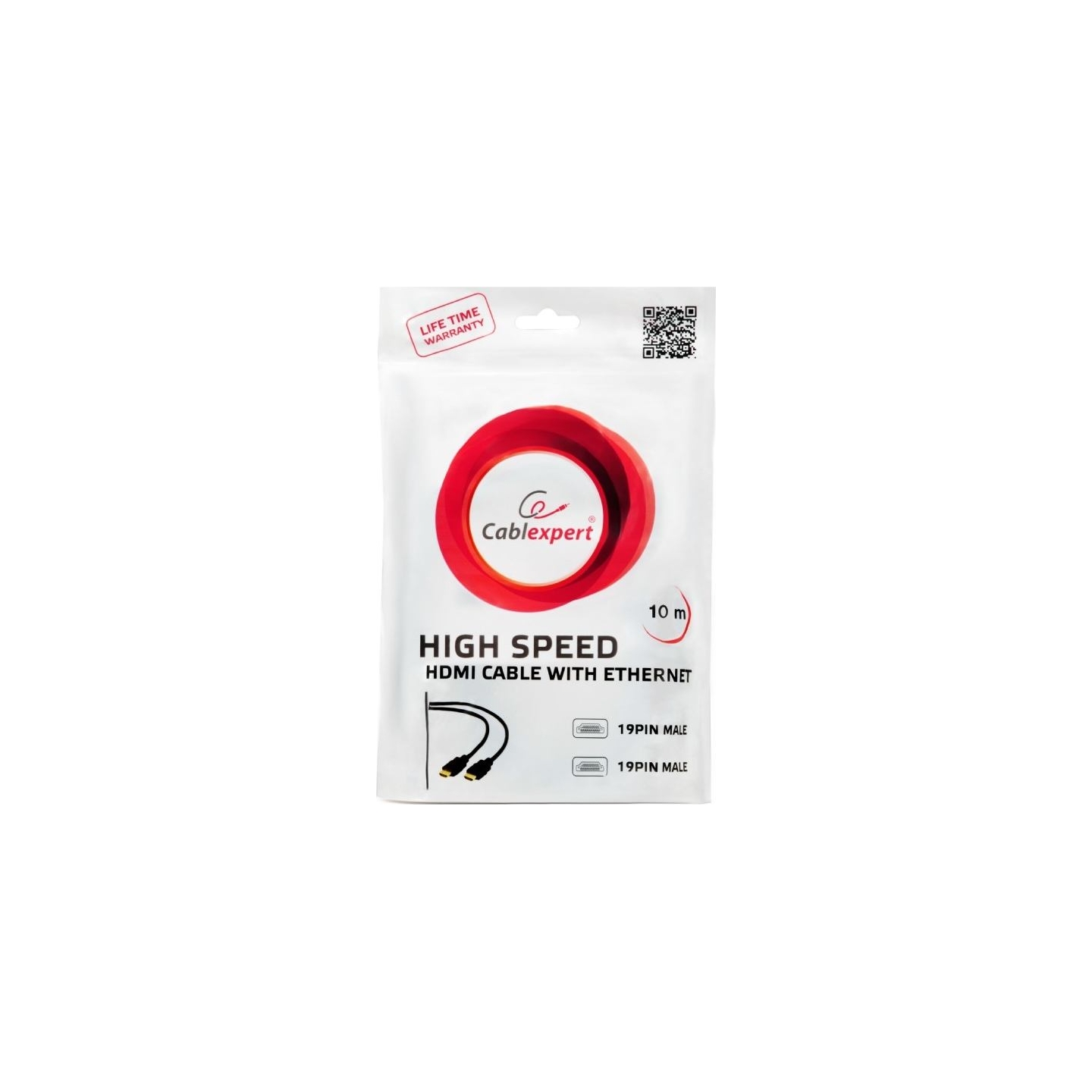 Cablexpert HDMI High speed male-male cable, 10 m, bulk package | Cablexpert