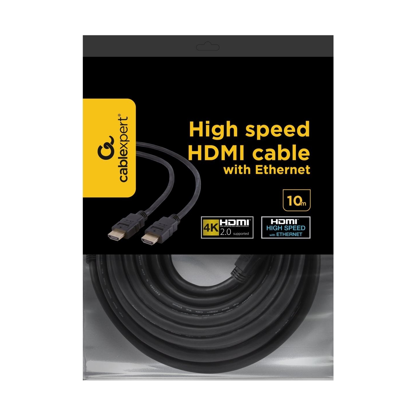 Cablexpert HDMI High speed male-male cable, 10 m, bulk package | Cablexpert
