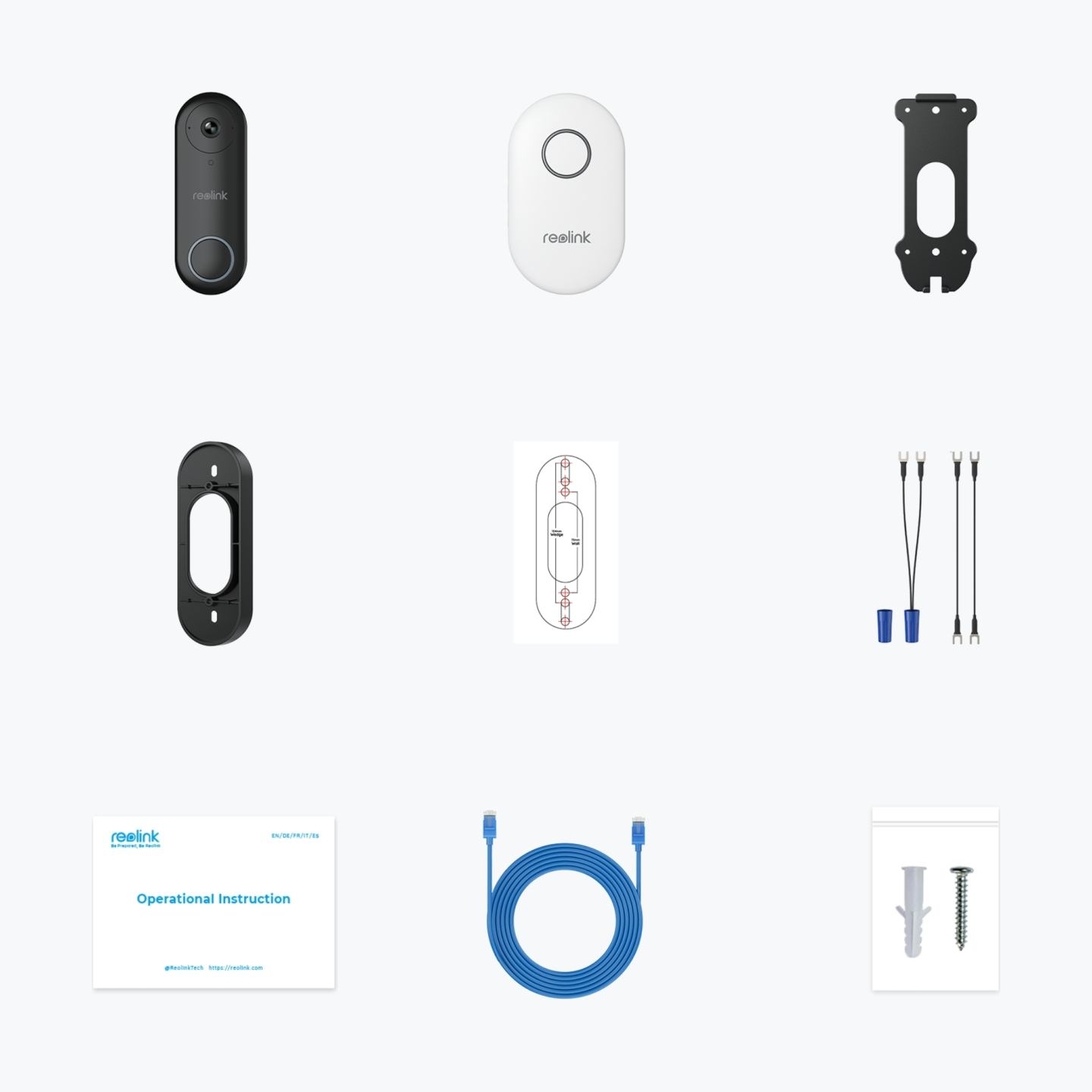 Reolink | D340P Smart 2K+ Wired PoE Video Doorbell with Chime