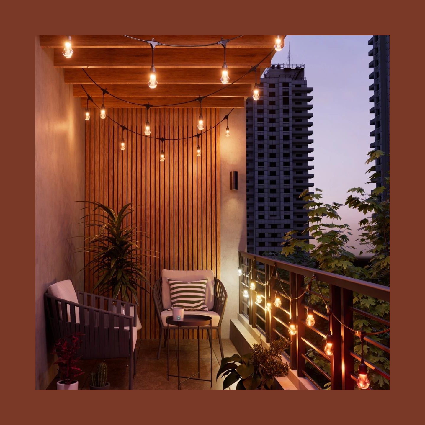 Nanoleaf Essentials Matter Smart Multicolour Outdoor String Lights Starter Kit 30m | 16M+