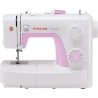 Singer | SIMPLE 3223 | Number of stitches 23 | Number of buttonholes 1 | White/Pink