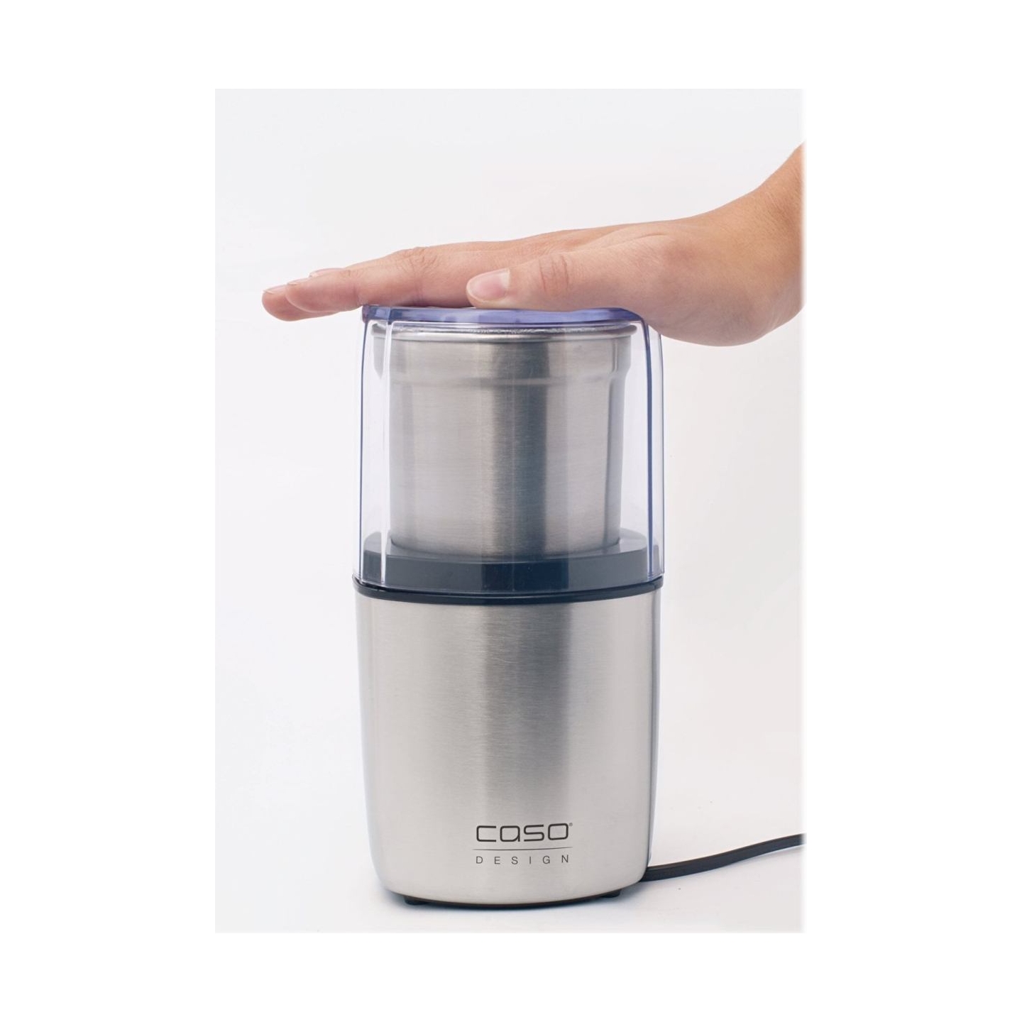 Caso | Electric coffee grinder | 1830 | 200 W W | Lid safety switch | Number of cups 8 pc(s) | Stainless steel