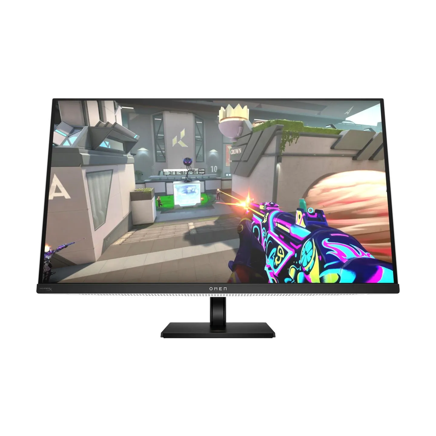 HP OMEN Transcend 32 White Backlit Gaming Charging Monitor - 31.5" 3840 x 2160 4K UHD 240Hz 250-nit AG, QD-OLED, USB-C(140W/15W)
