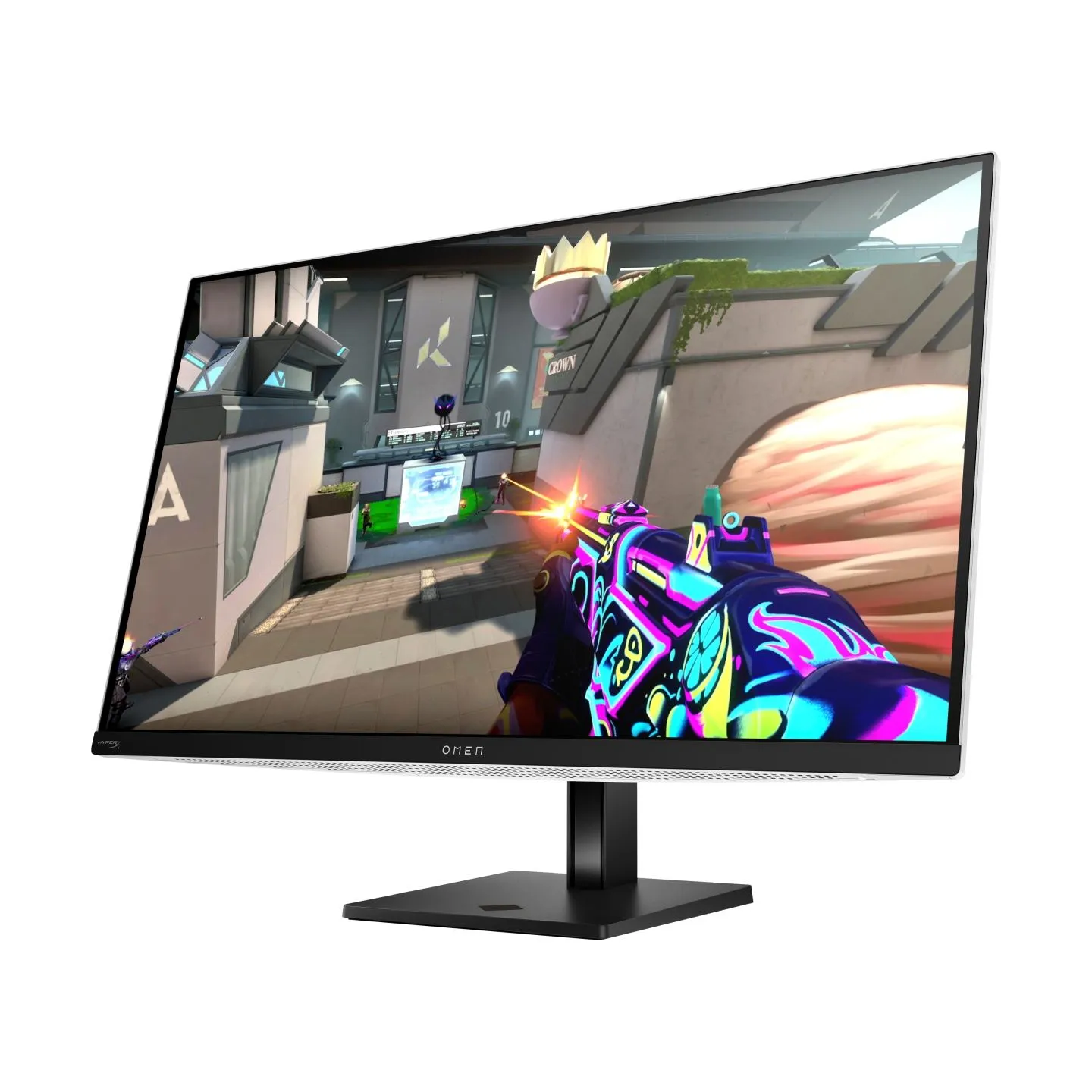 HP OMEN Transcend 32 White Backlit Gaming Charging Monitor - 31.5" 3840 x 2160 4K UHD 240Hz 250-nit AG, QD-OLED, USB-C(140W/15W)