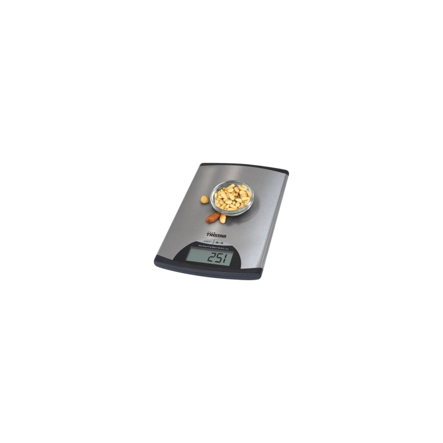 Tristar | Kitchen scale | KW-2435 | Maximum weight (capacity) 5 kg | Metallic