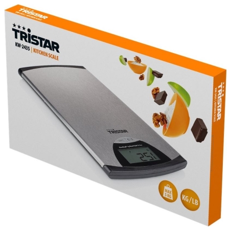 Tristar | Kitchen scale | KW-2435 | Maximum weight (capacity) 5 kg | Metallic