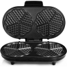 Tristar | Waffle maker | WF-2120 | 1200 W | Number of pastry 10 | Heart shaped | Black