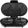 Tristar | Waffle maker | WF-2120 | 1200 W | Number of pastry 10 | Heart shaped | Black