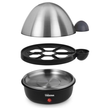 Tristar Egg Boiler EK-3076 Black, Stainless Steel Lid Eggs capacity 7