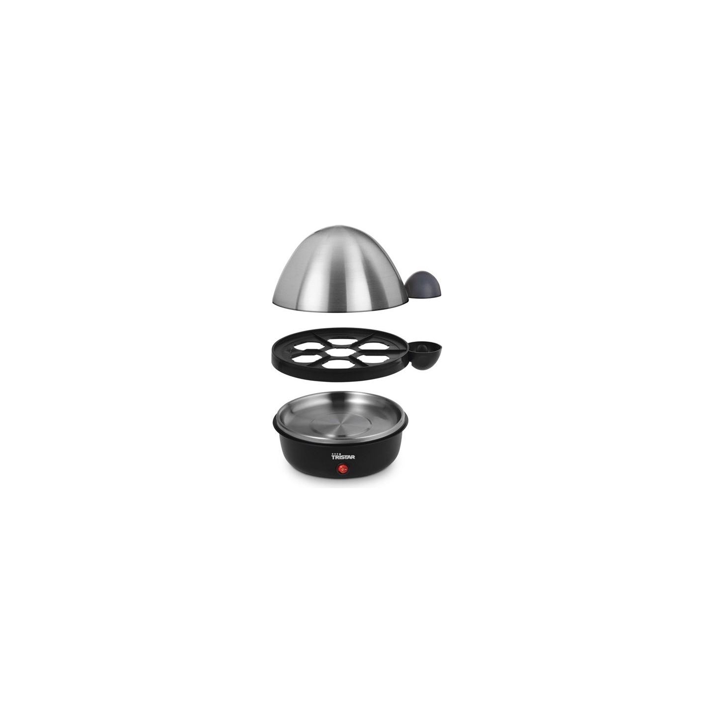 Tristar Egg Boiler EK-3076 Black, Stainless Steel Lid Eggs capacity 7