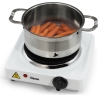Tristar | Free standing table hob | KP-6185 | Number of burners/cooking zones 1 | Rotary | Black, White | Electric