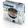 Tristar | Free standing table hob | KP-6185 | Number of burners/cooking zones 1 | Rotary | Black, White | Electric