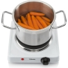 Tristar | Free standing table hob | KP-6185 | Number of burners/cooking zones 1 | Rotary | Black, White | Electric