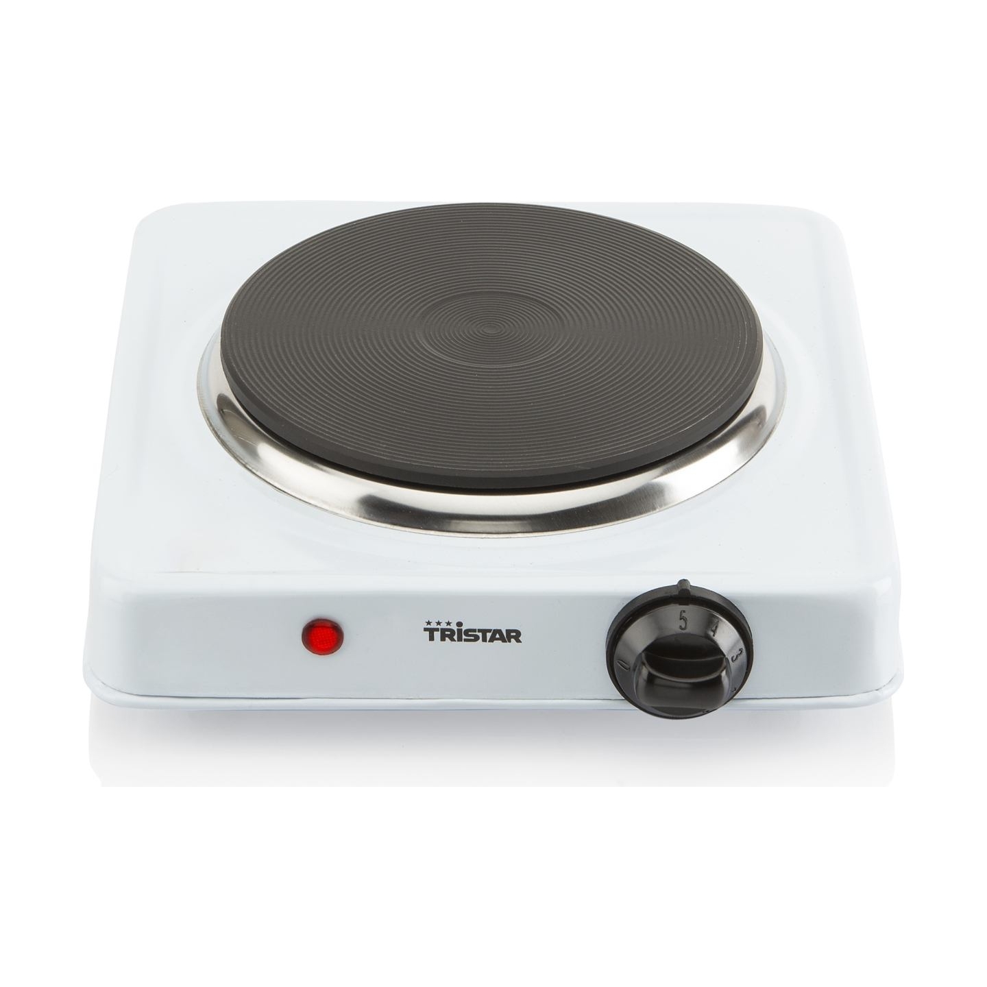 Tristar | Free standing table hob | KP-6185 | Number of burners/cooking zones 1 | Rotary | Black, White | Electric
