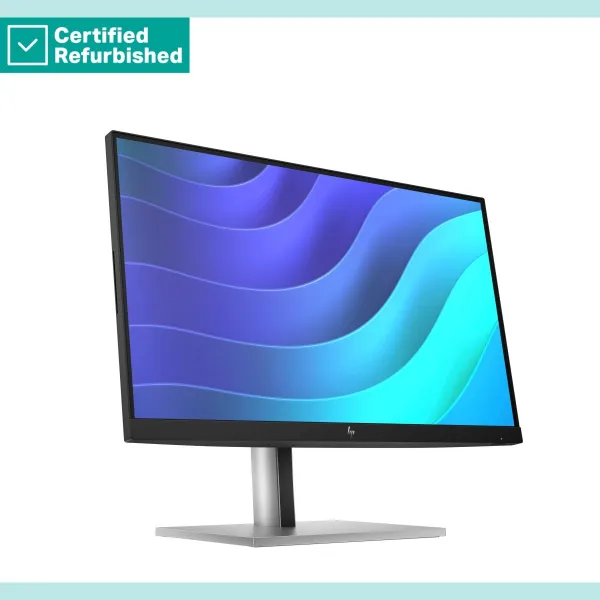 HP RENEW SILVER HP E22 G5 FHD Monitor - 21.5" 1920x1080 FHD 250-nit 75Hz AG, IPS, HDMI/DisplayPort, 4x USB-A, height adjustable/