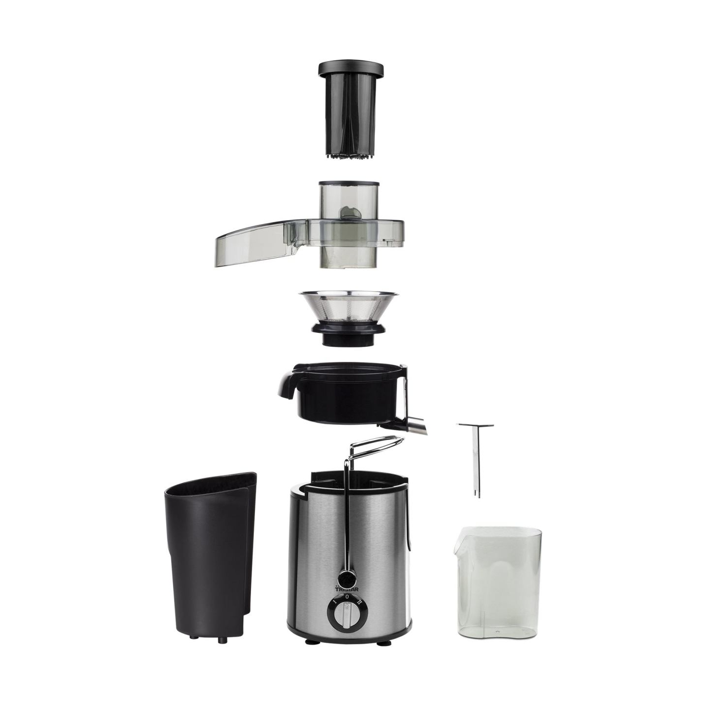Tristar Juicer | Tristar | SC-2284 | Type Centrifugal juicer | Black/Stainless steel | 400 W | Number of speeds 2