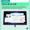 HP RENEW SILVER HP E22 G5 FHD Monitor - 21.5" 1920x1080 FHD 250-nit 75Hz AG, IPS, HDMI/DisplayPort, 4x USB-A, height adjustable/