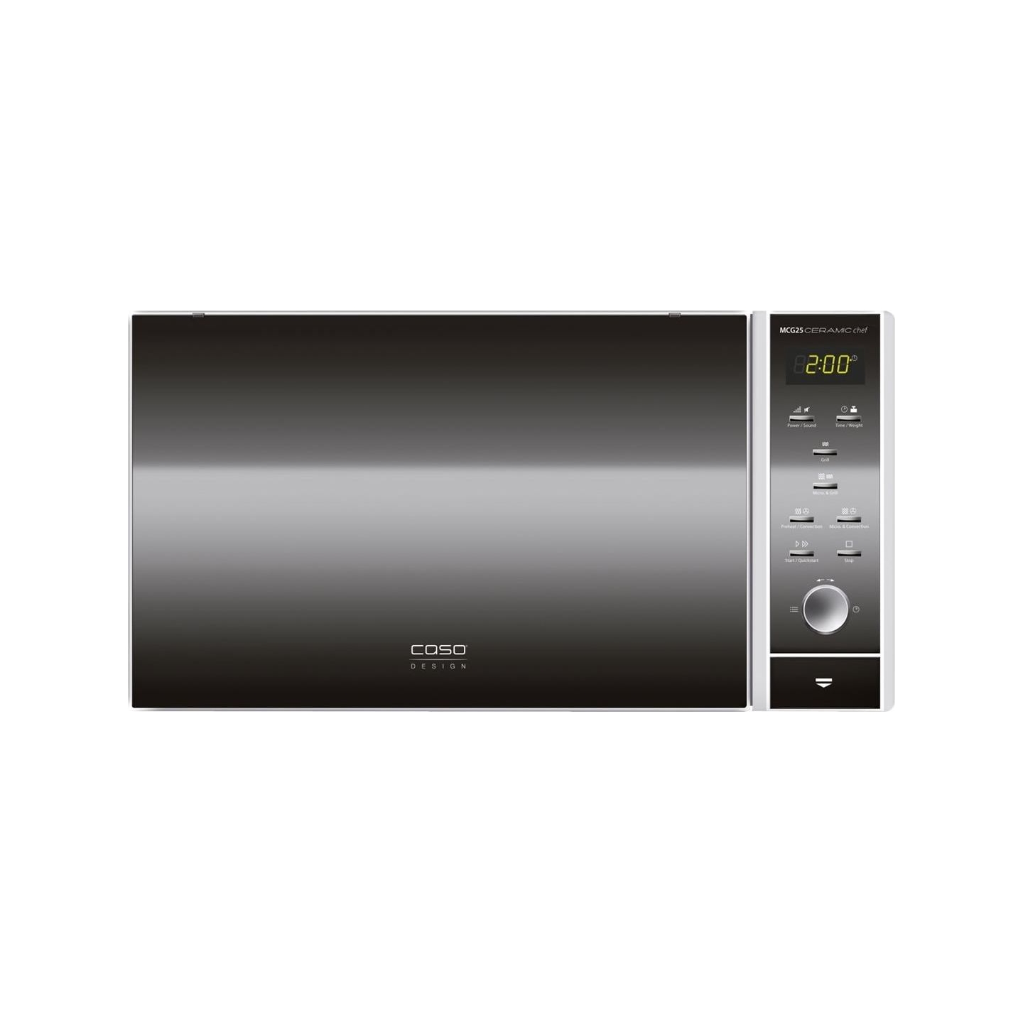 Caso | Microwave oven | MCG 25 | Free standing | 25 L | 900 W | Convection | Grill | Black