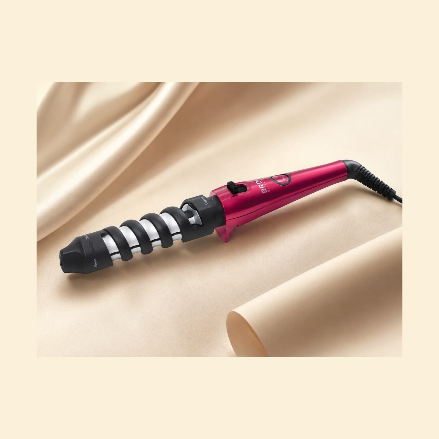 Brock HC 6201 PK Curling Iron 40W Hair Styler, Pink