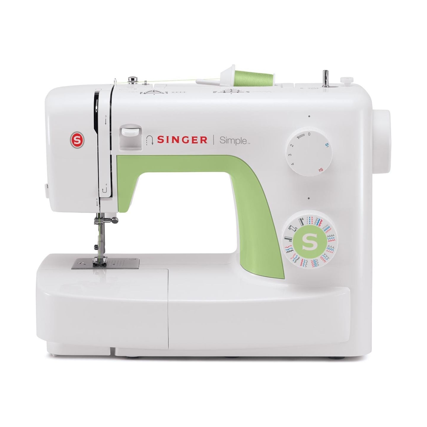 Singer | Sewing Machine | Simple 3229 | Number of stitches 31 | Number of buttonholes 1 | White/Green