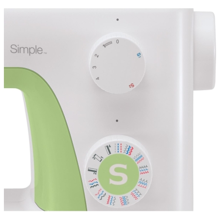 Singer | Sewing Machine | Simple 3229 | Number of stitches 31 | Number of buttonholes 1 | White/Green