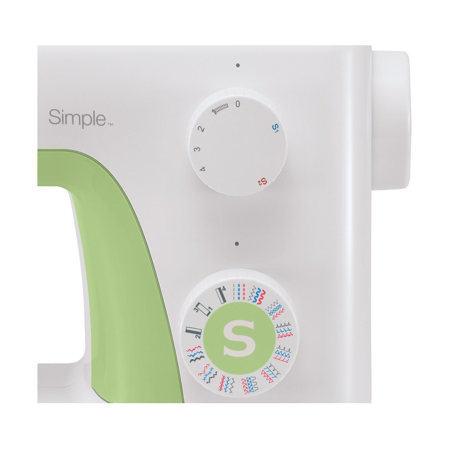 Singer | Sewing Machine | Simple 3229 | Number of stitches 31 | Number of buttonholes 1 | White/Green