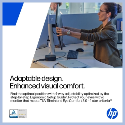 HP 527pf Series 5 Pro FHD Monitor - 27" 1920x1080 FHD 350-nit 120Hz AG, IPS, HDMI/DisplayPort, 4x USB-A, height adjustable/tilt/