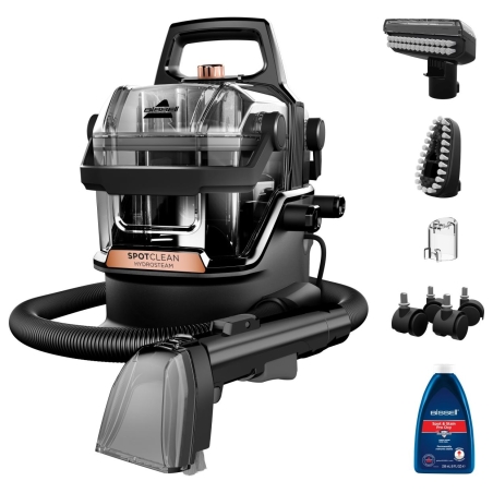 Bissell | Portable Carpet and Upholstery Cleaner | SpotClean HydroSteam Pro | Corded operating | Washing function | 1000 W | Bla