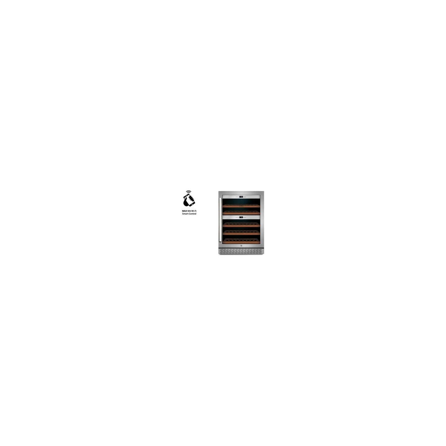 Caso | Wine cooler | WineChef Pro 40 | Energy efficiency class G | Showcase | Free standing | Bottles capacity Up to 40 bottles 