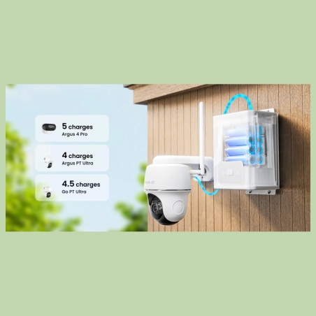 Reolink | RLA-BP1 | 12800mAh Long-Lasting Battery Pack for Outdoor Use | IP67