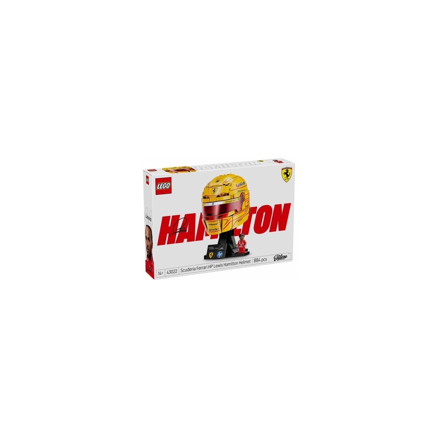 Lego Editions 43022 Scuderia Ferrari HP Lewis Hamilton Helmet