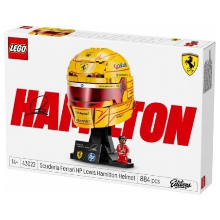 Lego Editions 43022 Scuderia Ferrari HP Lewis Hamilton Helmet