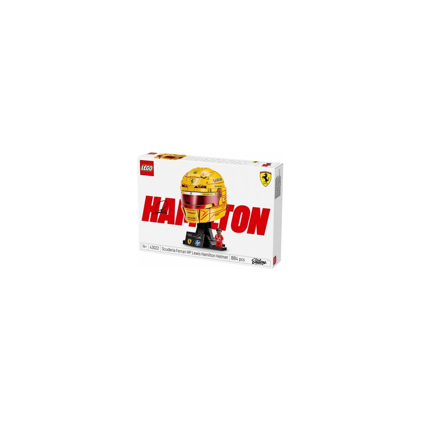 Lego Editions 43022 Scuderia Ferrari HP Lewis Hamilton Helmet