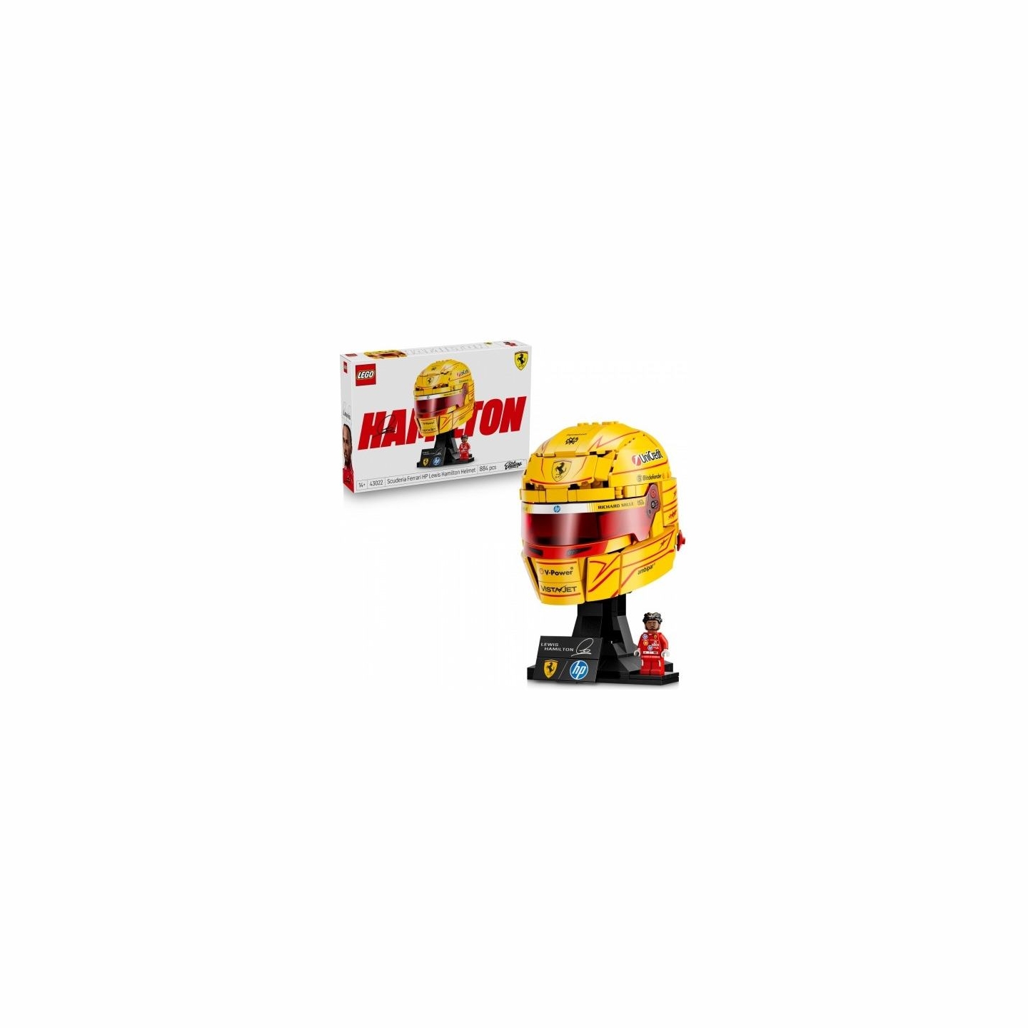 Lego Editions 43022 Scuderia Ferrari HP Lewis Hamilton Helmet