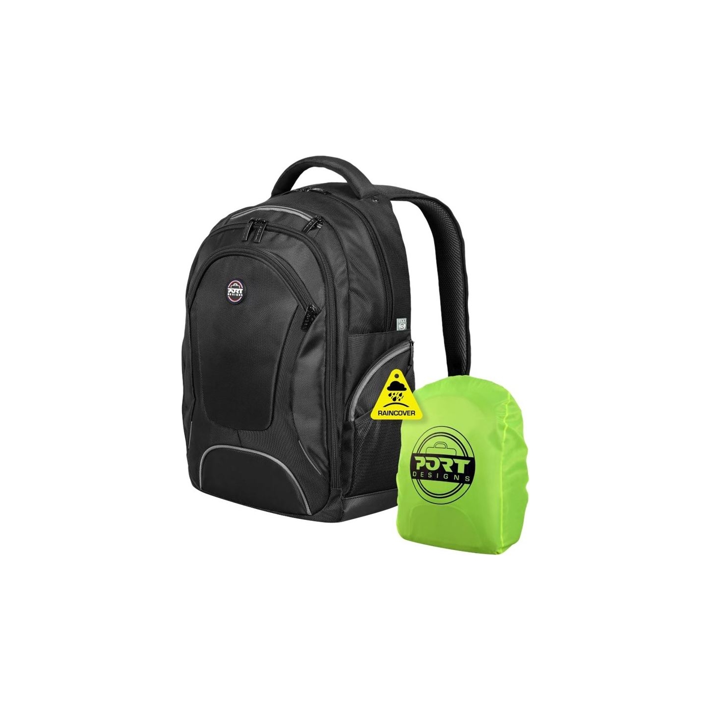 Port Designs | Courchevel | Fits up to size 17.3 " | Backpack | Black | Shoulder strap