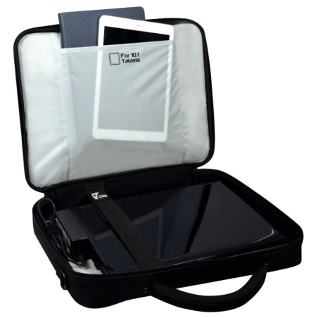Port Designs | Courchevel | Fits up to size 15.6 " | Messenger - Briefcase | Black | Shoulder strap