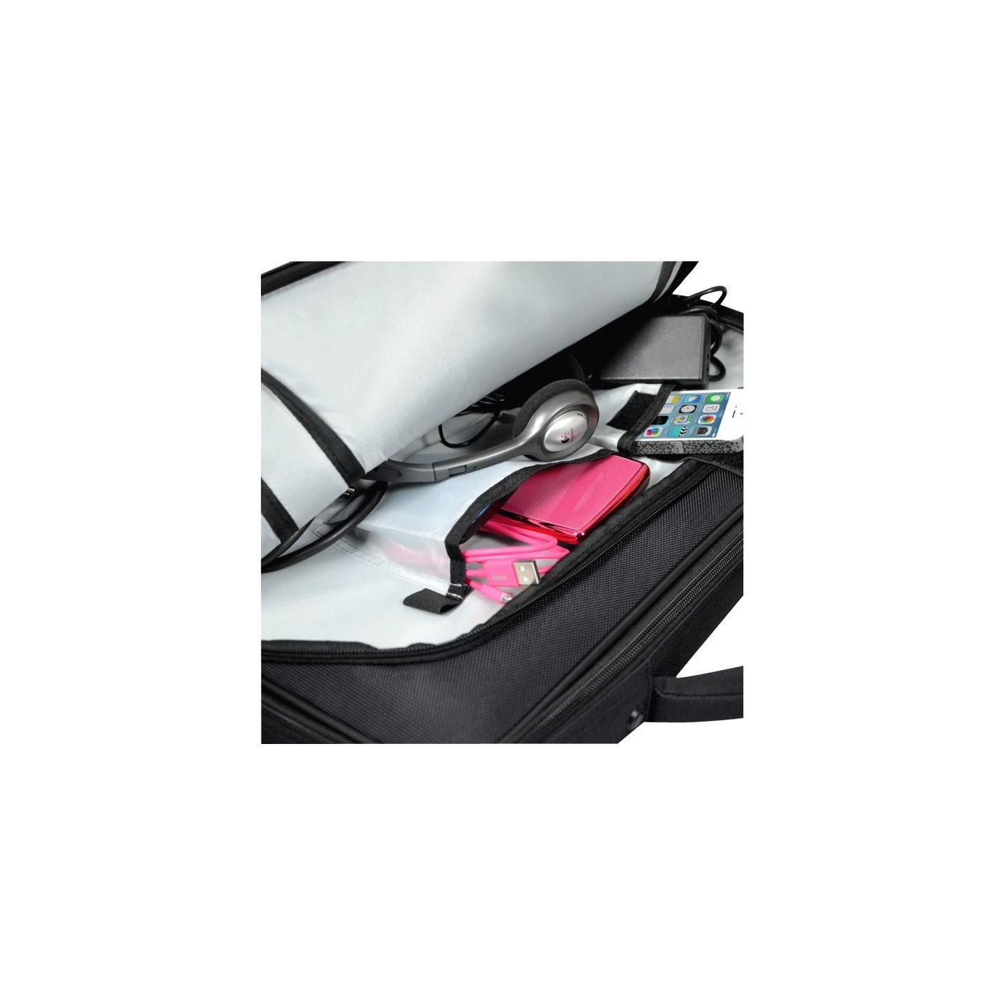Port Designs | Courchevel | Fits up to size 15.6 " | Messenger - Briefcase | Black | Shoulder strap