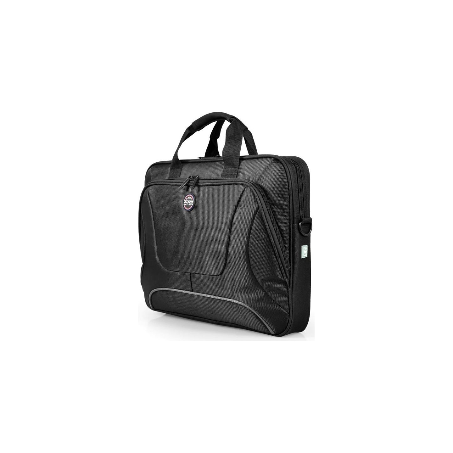 Port Designs | Courchevel | Fits up to size 15.6 " | Messenger - Briefcase | Black | Shoulder strap