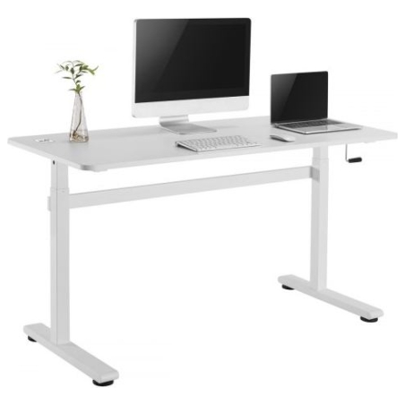 Maclean Sit stand manual desk Ergo-Office ER0401W