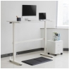 Maclean Sit stand manual desk Ergo-Office ER0401W