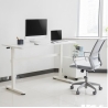 Maclean Sit stand manual desk Ergo-Office ER0401W