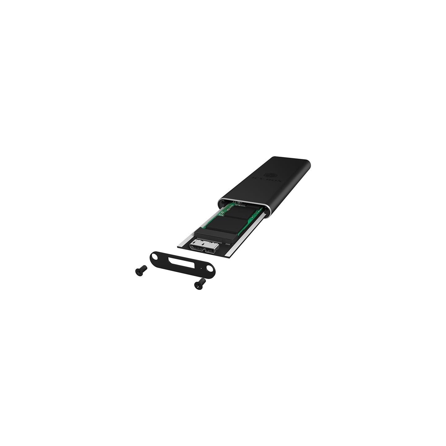 Raidsonic | External USB 3.0 enclosure for M.2 SSD | IB-183M2 | SATA | USB 3.0 Type-A | Portable Hard Drive Case