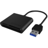 Raidsonic | ICY BOX | IB-CR301-U3 USB 3.0 External card reader | USB 3.0 Type-A | 3 x card reader slot: CF, SD, microSD