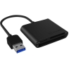 Raidsonic | ICY BOX | IB-CR301-U3 USB 3.0 External card reader | USB 3.0 Type-A | 3 x card reader slot: CF, SD, microSD