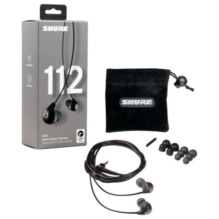 Shure | Earphones | SE112-GR | Wired | In-ear | Grey