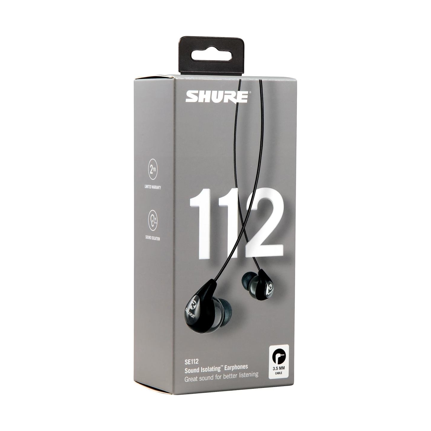 Shure | Earphones | SE112-GR | Wired | In-ear | Grey
