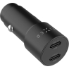 Fixed Dual USB-C Car Charger, 65W, PD 3.0